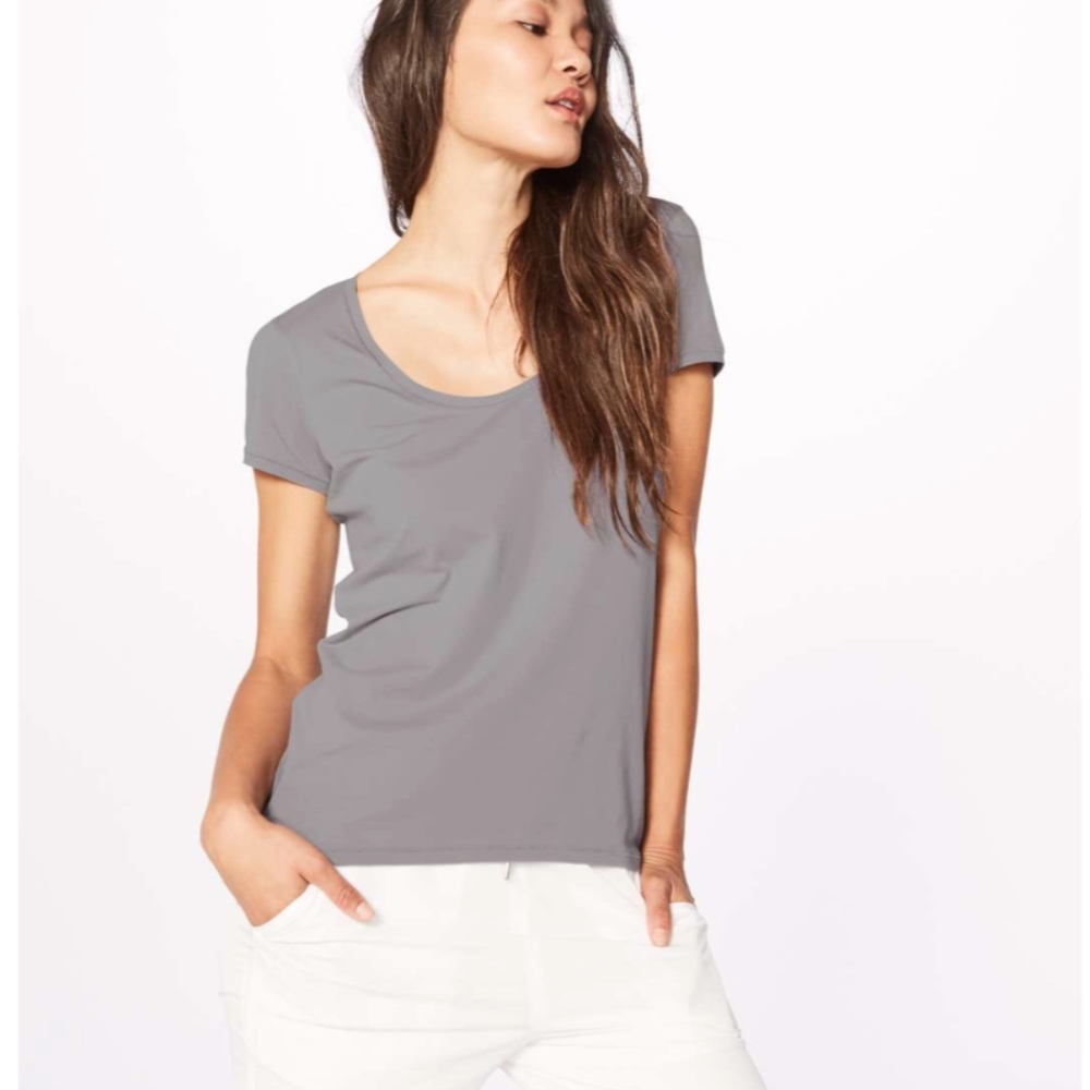 Lululemon Another Round Tee Dark Chrome